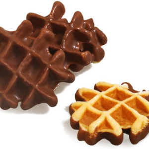 Verse boterwafels met chocolade - 20 stuks (Mini)