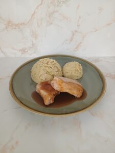 Stamppot van witloof - boomstammetje en vleesjus